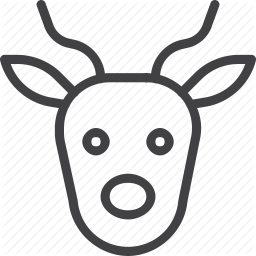 Antelope, Gazelle, Head Icon