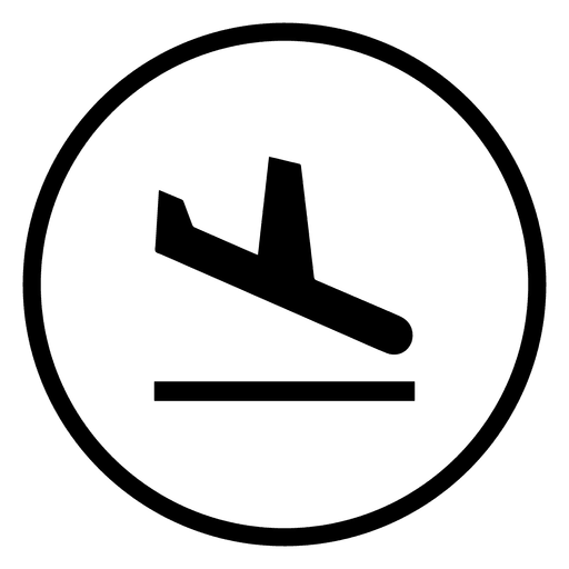 Travel Airport Circle Icon
