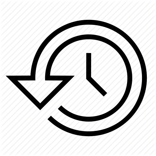 Back, Capsule, History, Restore, Time Icon