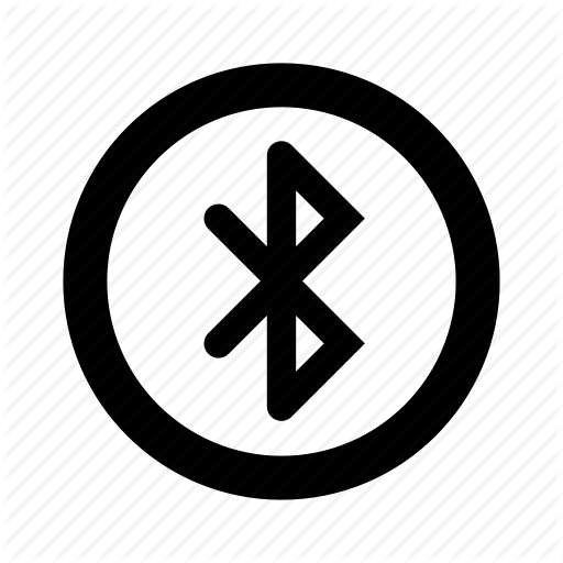 Bluetooth, Circle Icon