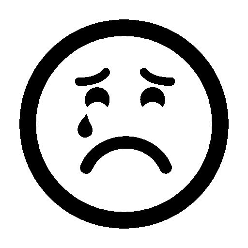 Sad Suffering Crying Emoticon Face Free Vector Icons Designed