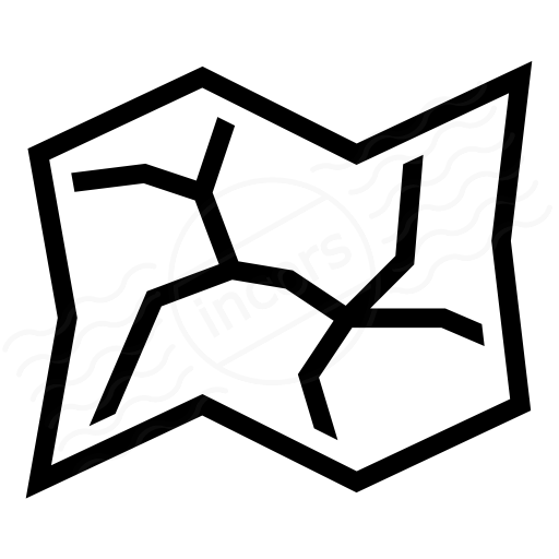 Iconexperience I Collection Map Roads Icon