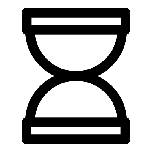 Clock, Time, Hourglass, Tools And Utensils, Sand, Waiting Icon