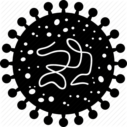 Bacteria, Germ, Hepatitis, Virus Icon
