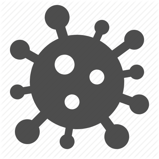 Bacteria, Germ, Molecule, Virus Icon