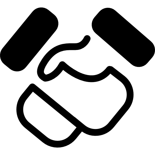 Handshake Cartoon Gesture Icons Free Download