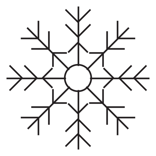 Snowflake Stroke Icon