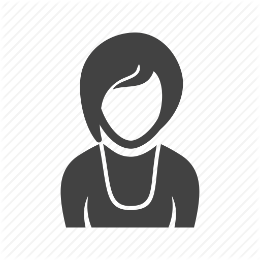 Chain, Dressed, Formally, Lady, With Icon