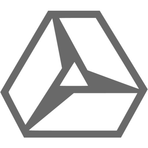Dim Gray Google Drive Icon