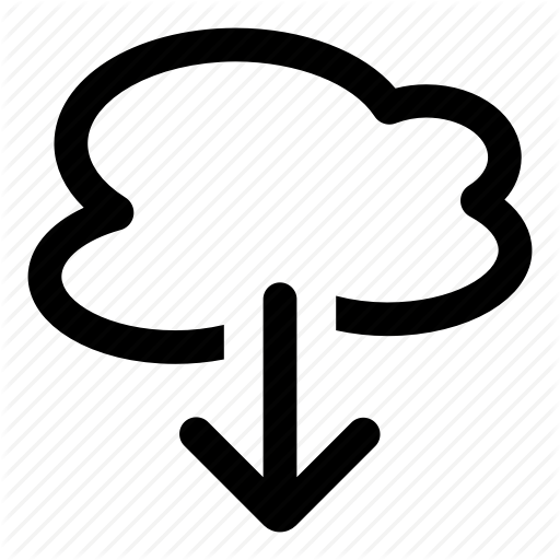 Cloud, Down, Down Load, Get Icon