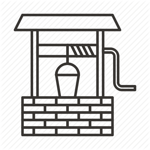 Agriculture, Draw, Eco, Water, Well Icon