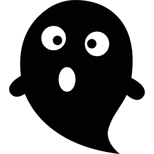 Halloween Ghost Shape Icons Free Download