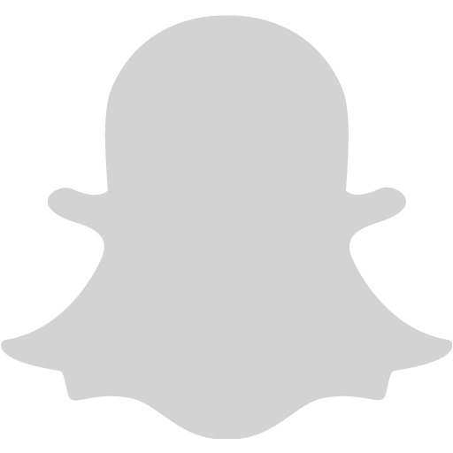 Light Gray Snapchat Icon Free Social Icons Logo Image