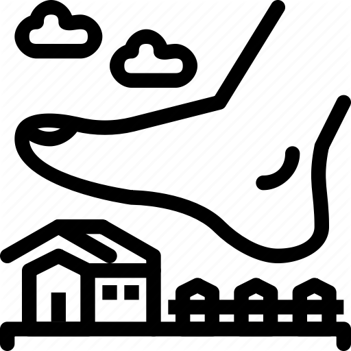 Big, Fairy, Foot, Giant, Monster, Tale Icon