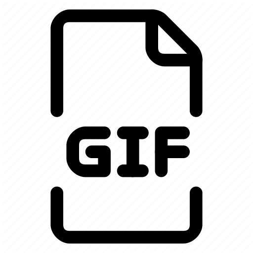 Doc, File, Gif Icon