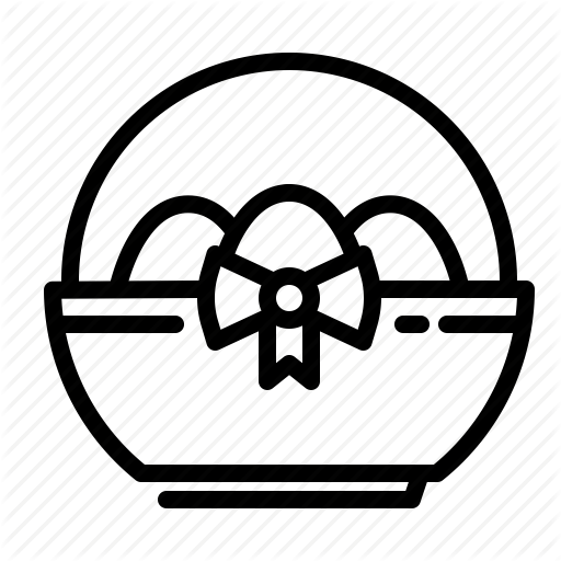 Basket, Easter, Egg, Eggs, Gift, Present, Spring Icon