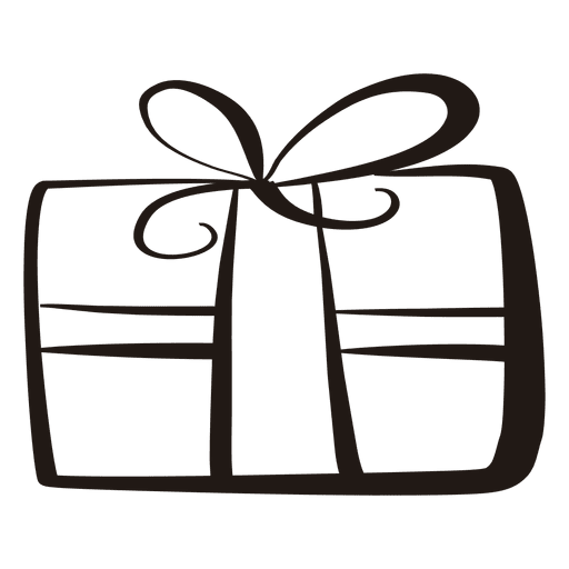 Gift Box Stroke Icon