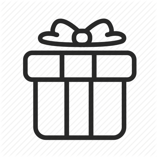 Bow, Box, Christmas, Gift, New Year Icon