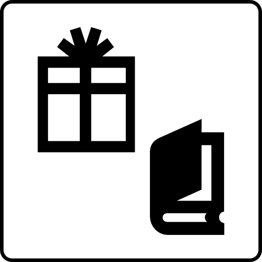 Hotel Icon Has Gift Shop Clipart