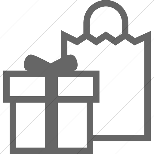 Simple Gray Iconathon Gift Shop Icon