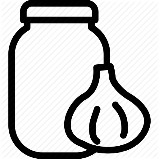 Ginger, Ginger And Jar, Jar, Vegetable Icon