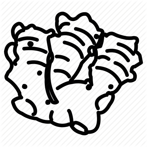 Ginger, Ginger Outline, Ginger Vegetable Icon