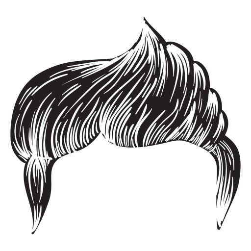Side Part Men Hair Icon