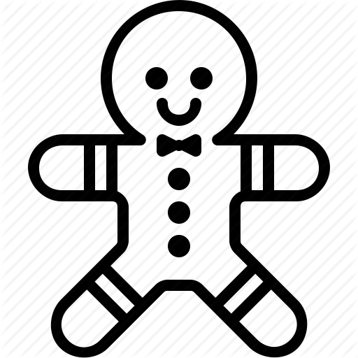 Christmas, Cookie, Food, Ginger, Gingerbread, Holidays, Man Icon