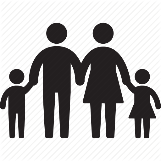 Boy, Child, Family, Father, Girl, Mother, Parent Icon