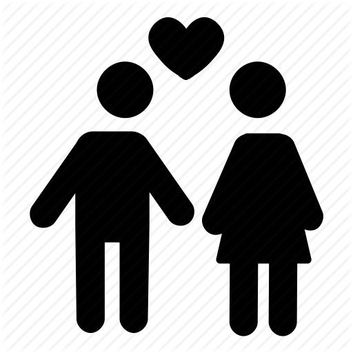 Boy, Girl, Kiss, Love, Romance, Valentine, Wedding Icon