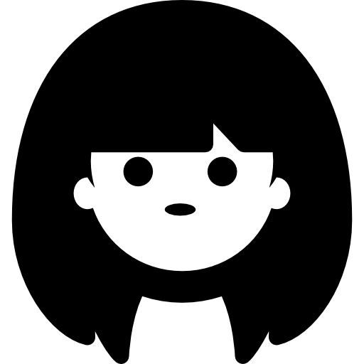 Girl Face With Long Hair Icons Free Download