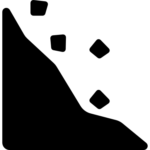 Mountain Colapse Icons Free Download