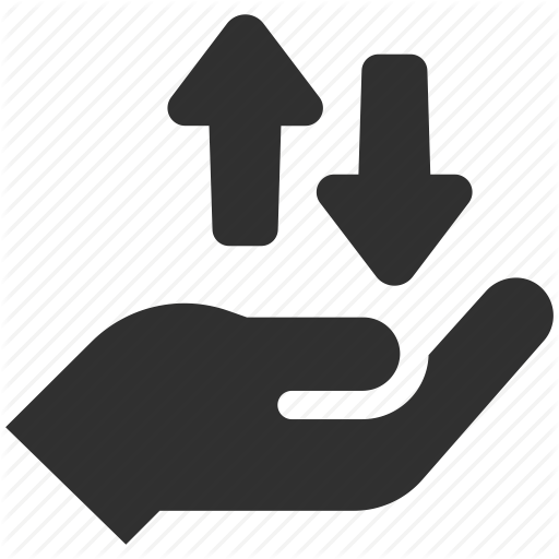 Arrows, Exchange, Give, Hand, Receive Icon