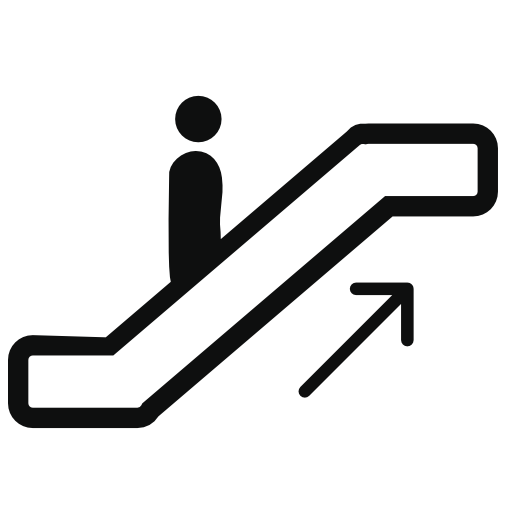 Escalator Vector Free, Vector Icons