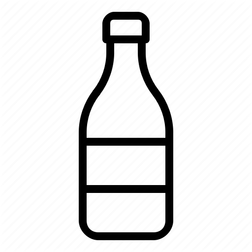 Beverage, Bottle, Container, Drinks, Food, Glass, Soft Drink Icon