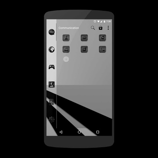 Black Glass Icons Latest Version Apk