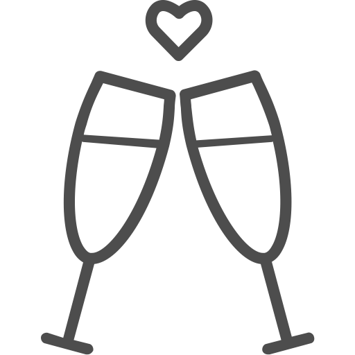 Alcohol, Champagne, Glass, Toast, Valenticons, Valentine