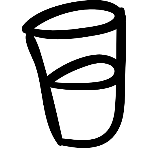 Water Glass Handmade Symbol