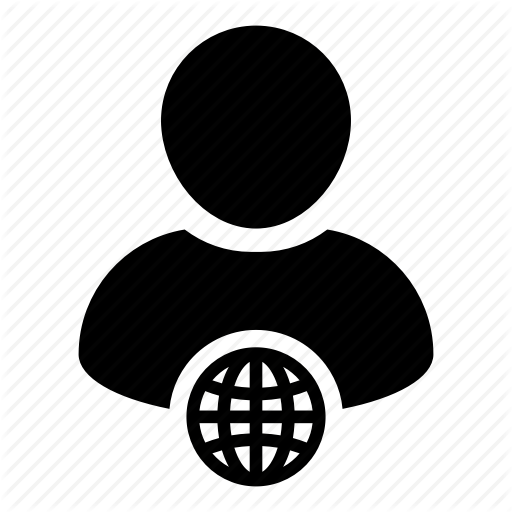 Admin, Global, Internet, Manager, Network, User Icon