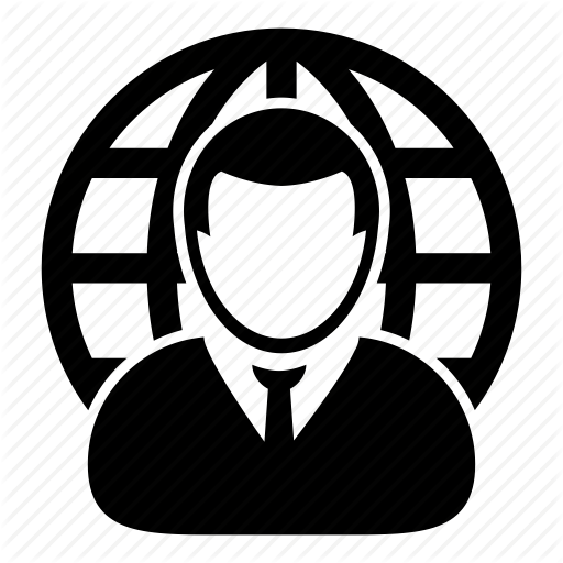 Businessman, Global, Internet, Network, User Icon