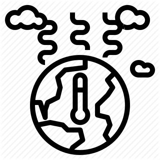 Ecology, Global, Warming, World Icon