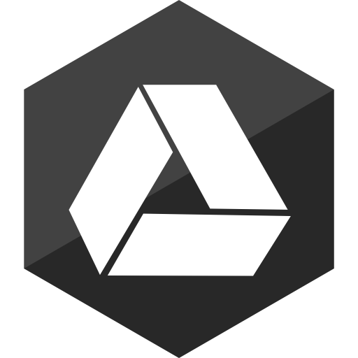 Media, Google, Social, Drive, Hexagon, Gloss Icon