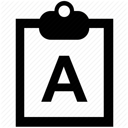 A, Blocknote, Glossary, Letter, Notice, Plan, Planning Icon