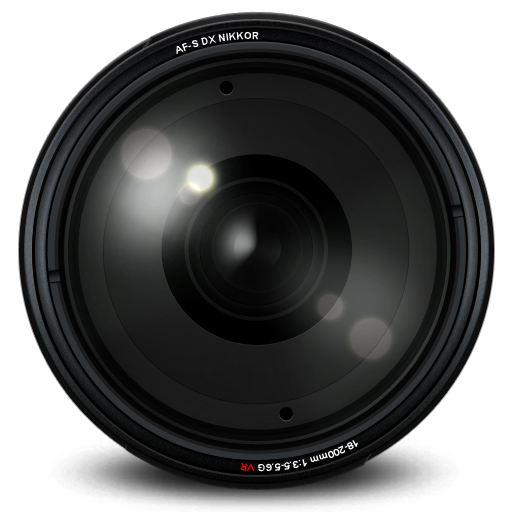 Nikon Vr Lens Glossy Icon