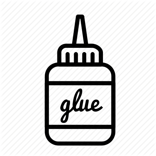 Desk, Glue, Job, Office Icon