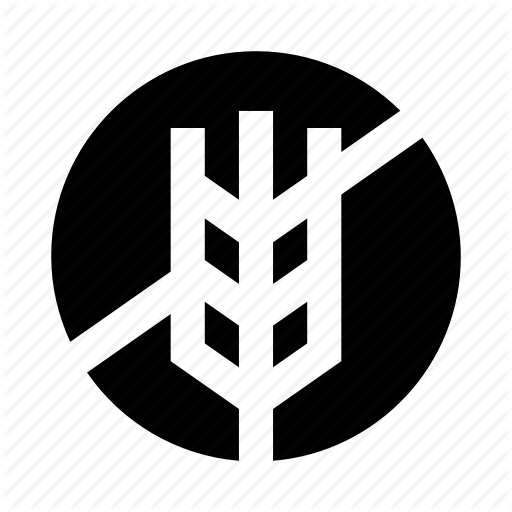 Ban, Gluten, Gluten Free, Grass, Wheat Icon