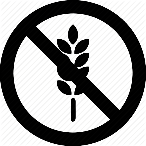 Allergens, Free, Gluten, Wheat Icon