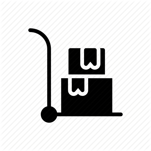 Boxes, Delivery, Dolly, Packages, Parcel Icon