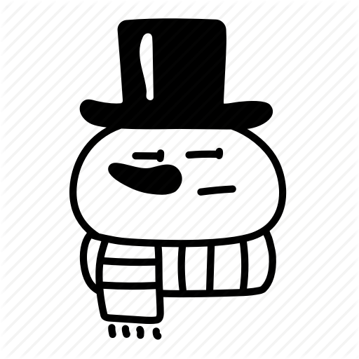 Christmas, Emotion, Head, New Year, Snowman, Winter Icon