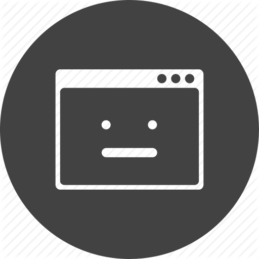 Browser, Error, Layout, Noresponse, Smiley, Webpage, Window Icon